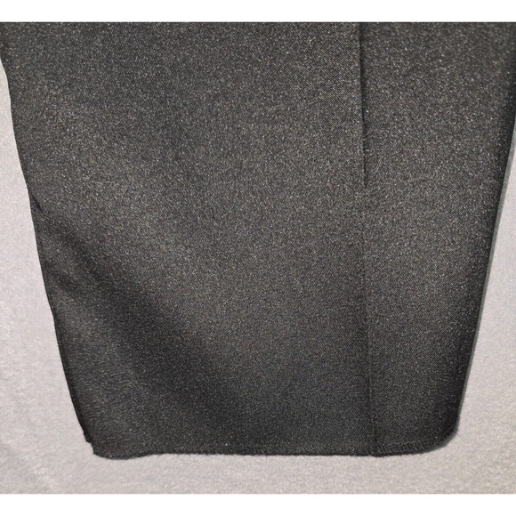 VTG Falcone 90s Men's Pleated Front Pants Black 40R Unhemmed NWT - Deadstock - Picture 4 of 8